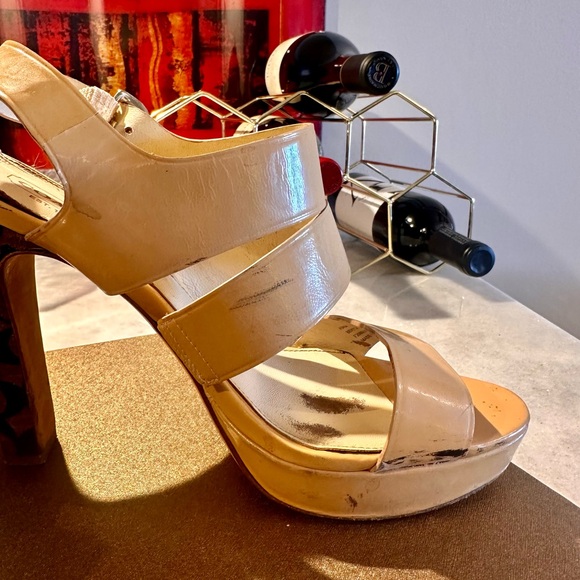 Coach Tan High Heel Sandals - Picture 4 of 8